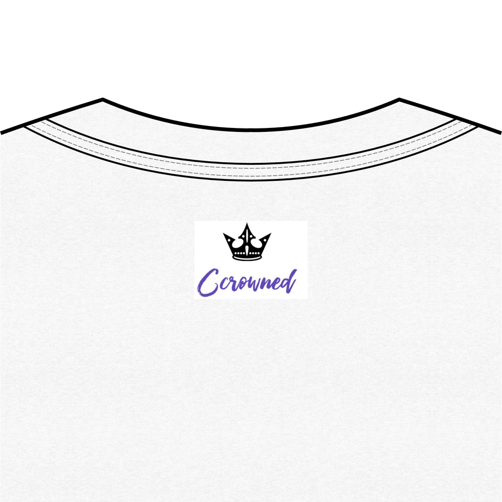 Leave Him V-Neck Tee — Empowerment Graphic Women’s T‑Shirt